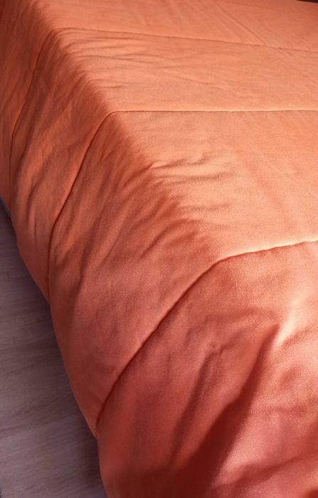 Edredom de casal laranja