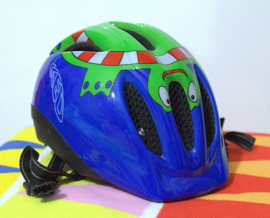 Kask dla malucha z żółwiem regulacja 46-51 cm