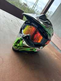 Kask motocyklowy Cross