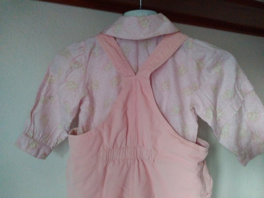 Jardineiras + camisa