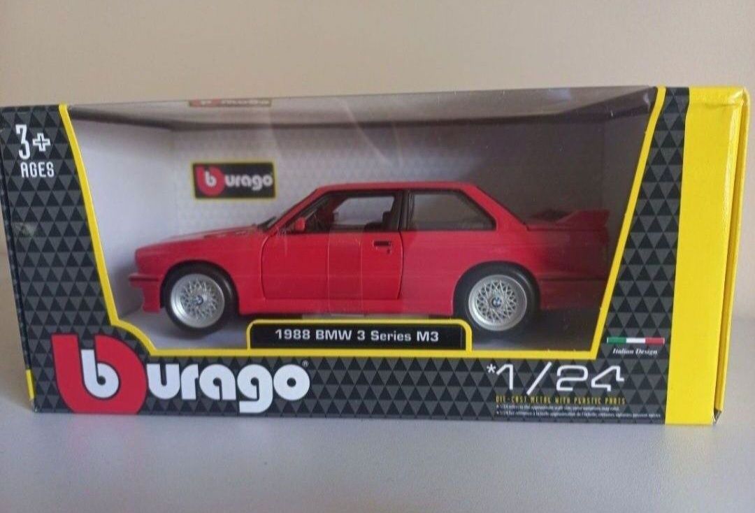 Bburago BMW M3 (E30), skala 1:24