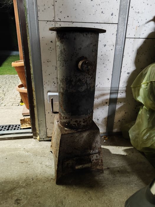 Piec, koza do garażu