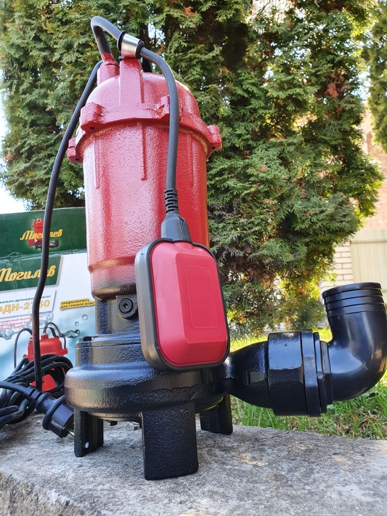фекальний насос з ножем 2,6 kw подрібнювачем дробилкою лезом секатором