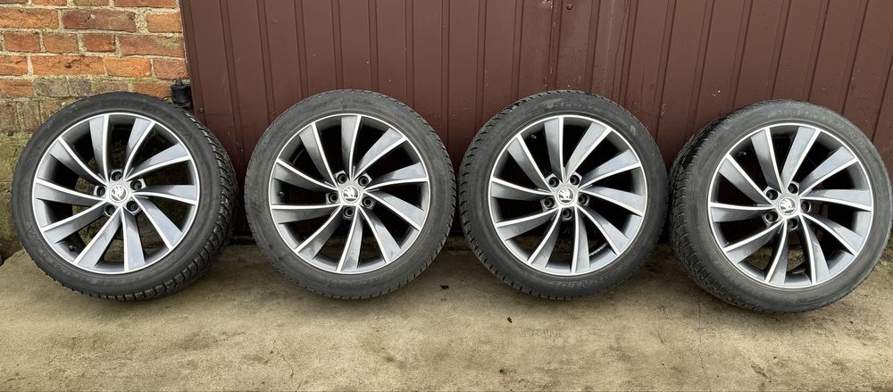 Felgi/Koła 18 zimowe 5x112 Pegasus Skoda Superb 3V0 Octavia Passat B8