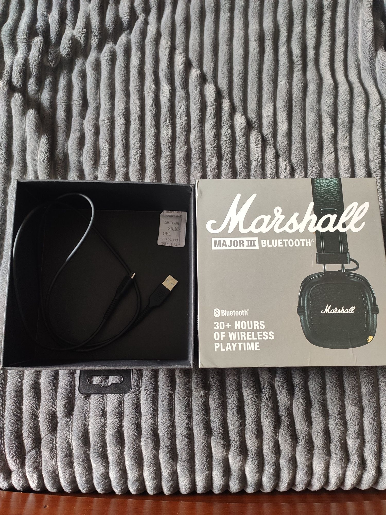 Auscultadores Bluetooth Marshall Major III - Preto