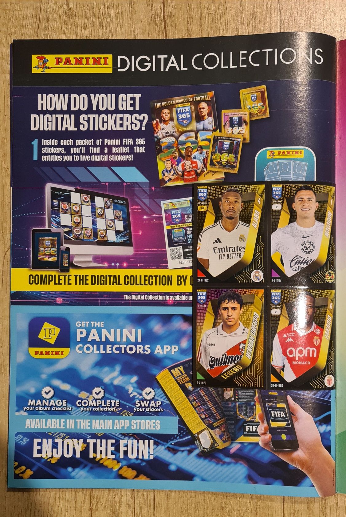 Альбом для наклейок Panini FIFA 365 2025 (10 Year) + 20 наклейок