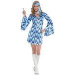 Błyszczący Niebieski Kostium Przebranie Disco Lady rozm. M /K/152