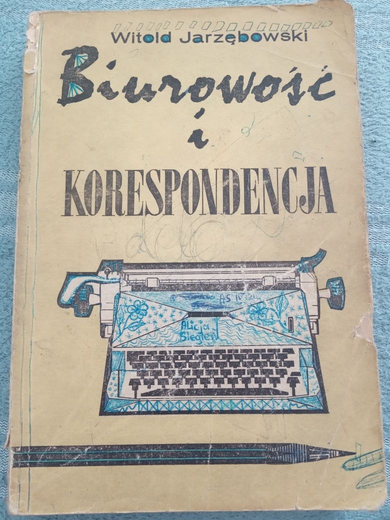 Archiwalna książka Biurowość i korespondencja z 1967 r.