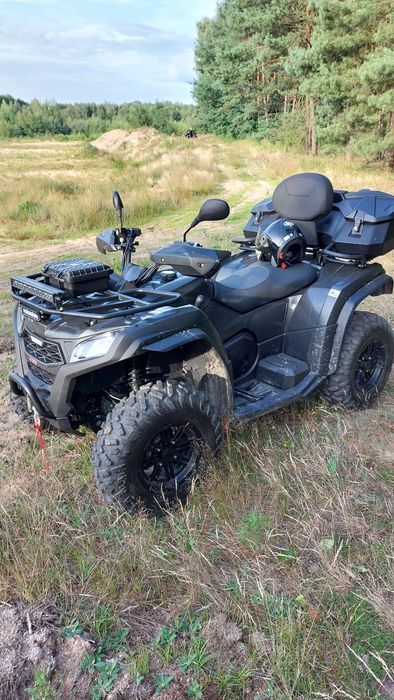 Quad Cf moto 520 S ciągnik zarejestrowany 500 kufer 4x4 wyciągarka led