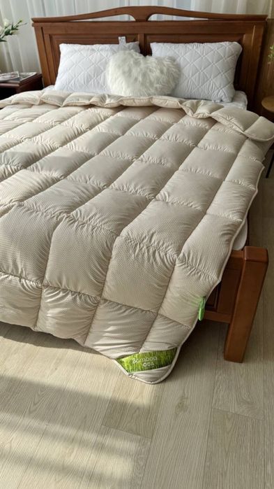 Одеяло на кровать бамбук всесезонное Ковдра