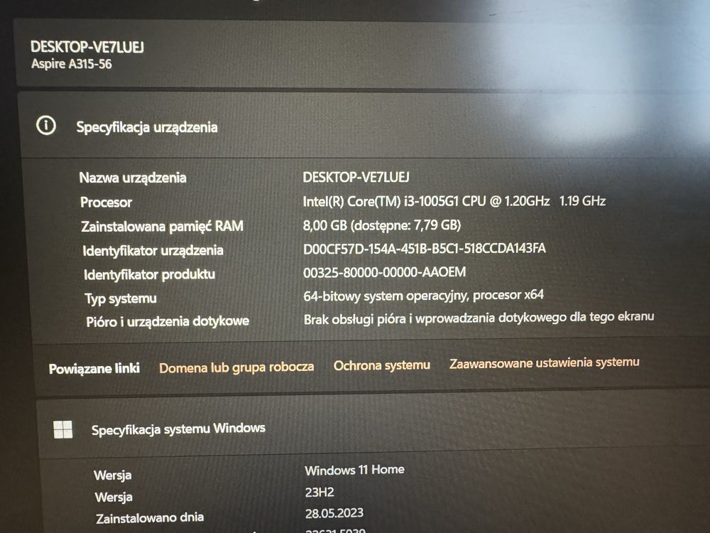 Acer Aspire 3 A315 56