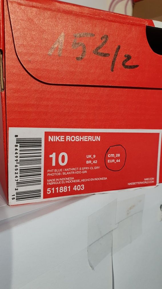 Buty nowe męskie sportowe Nike Rosherun rozmiar 44