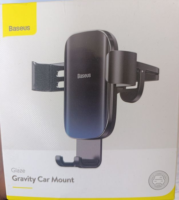 Автоутримувач для телефону Baseus Glaze Gravity Car Mount Black (SUYL-