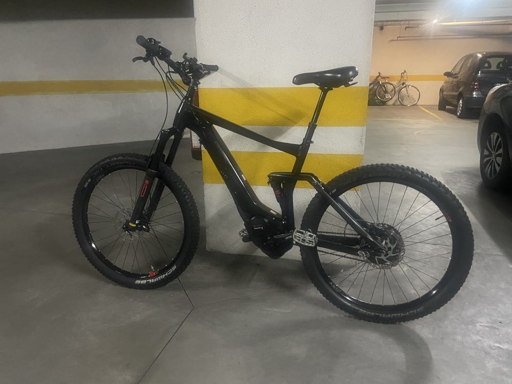 Electrica CUBE Stereo full suspension 140. Tamanho L