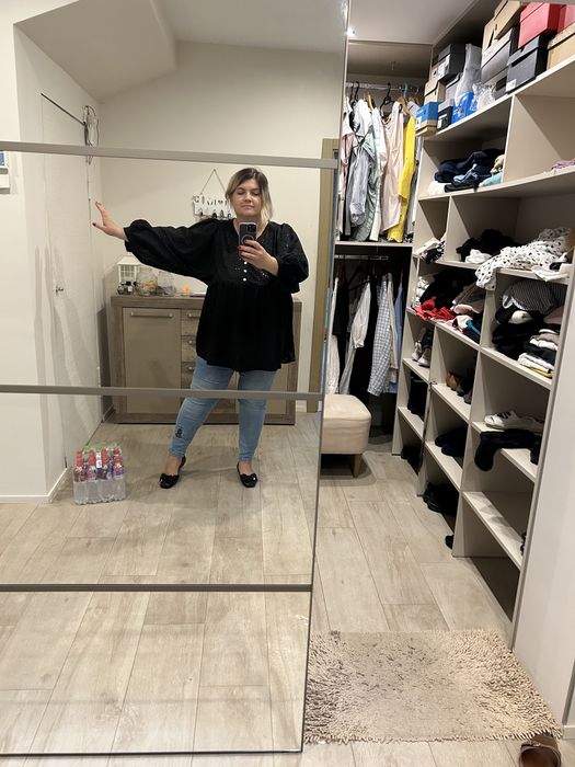 Нарядна новорічна туніка великого розміру