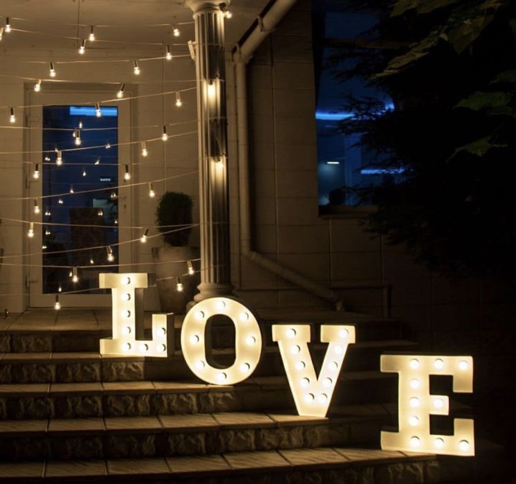 Ретро буквы Love декор аренда/продажа