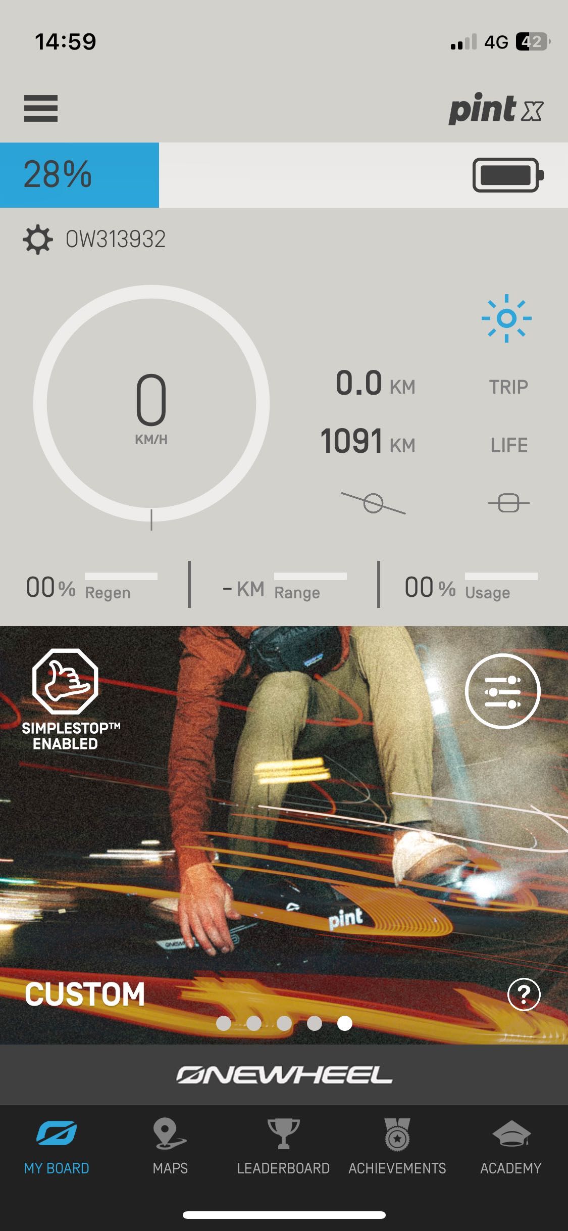 Onewheel Pint X usado