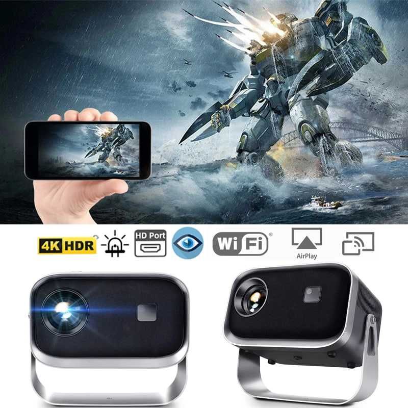 MINI projektor AUN A003 WIFI LED wideoprojektor kinowy 3D do 1080P 4K