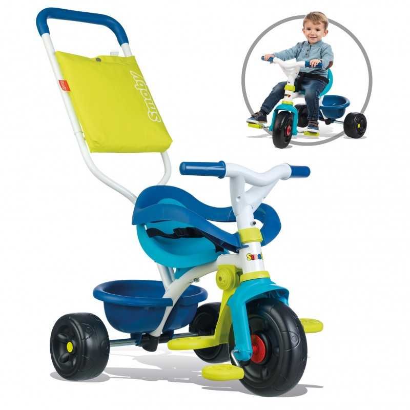 SMOBY Rowerek Trójkołowy Be Fun Komfort Niebieski Nowy