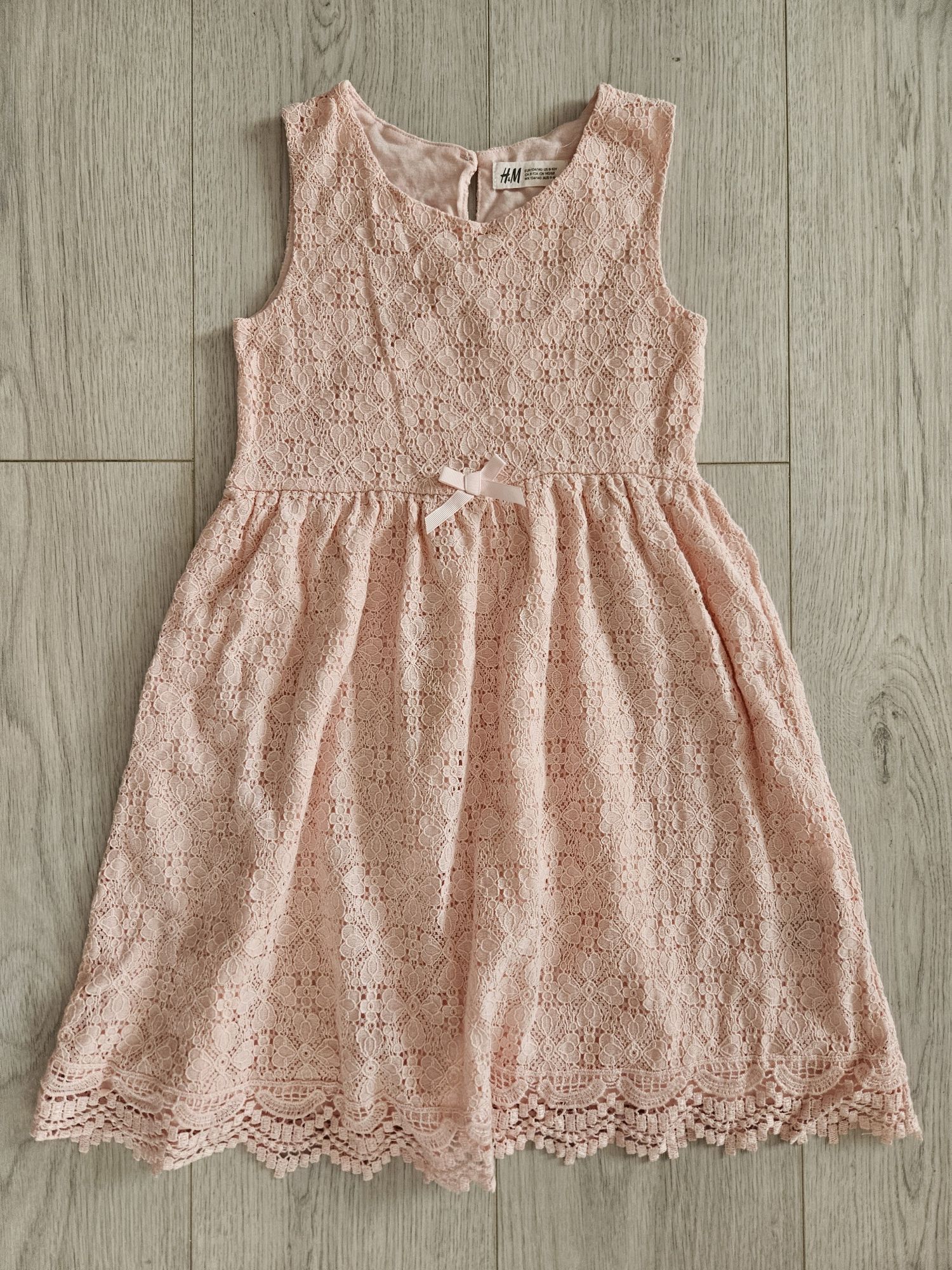 Sukienka H&M koronkowa r.134-140