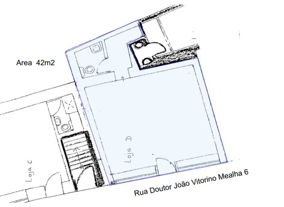 Espaço para RESTAURANTE típico no centro histórico, numa rua pedonal