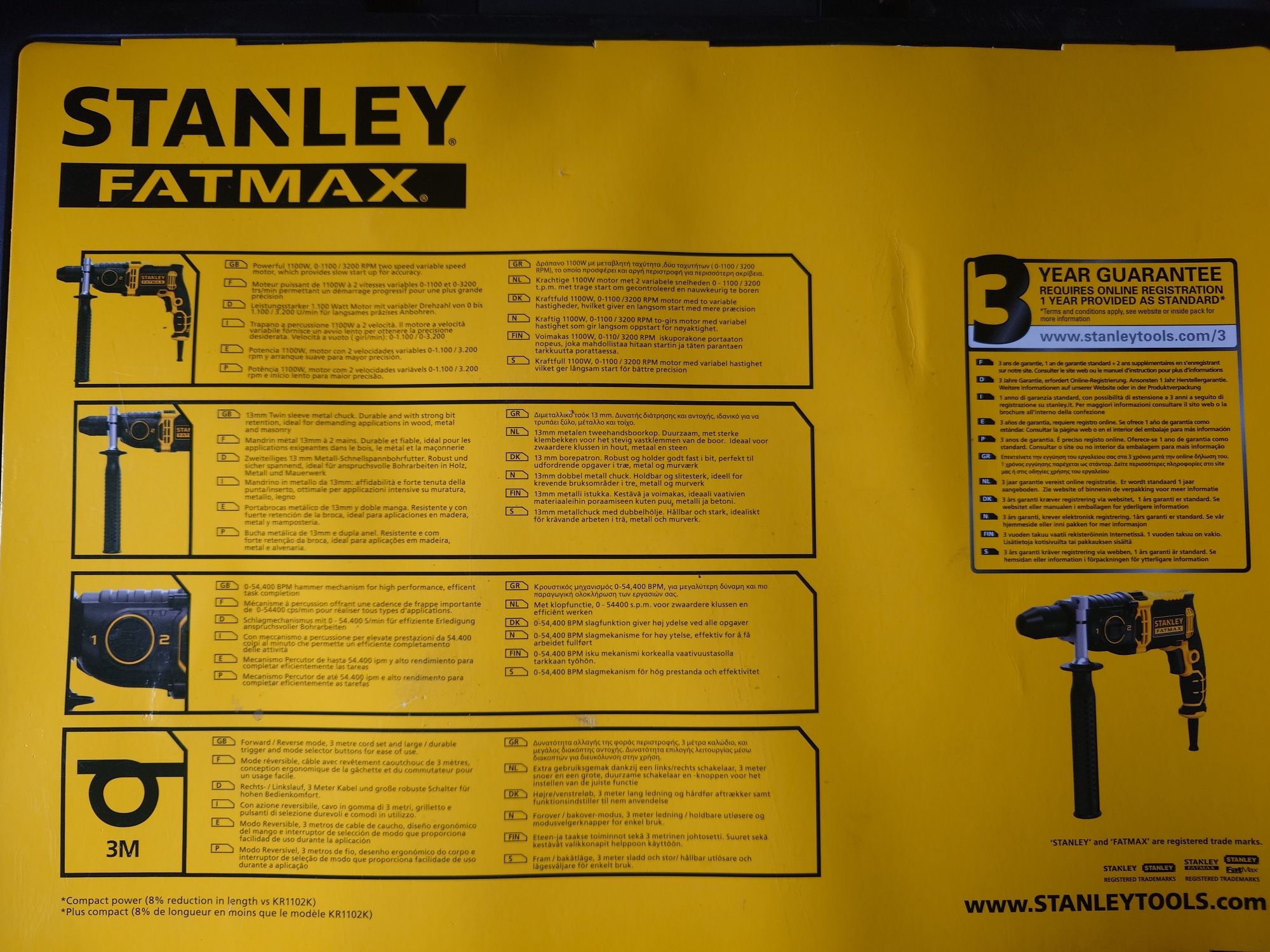 Wiertarka z udarem Stanley