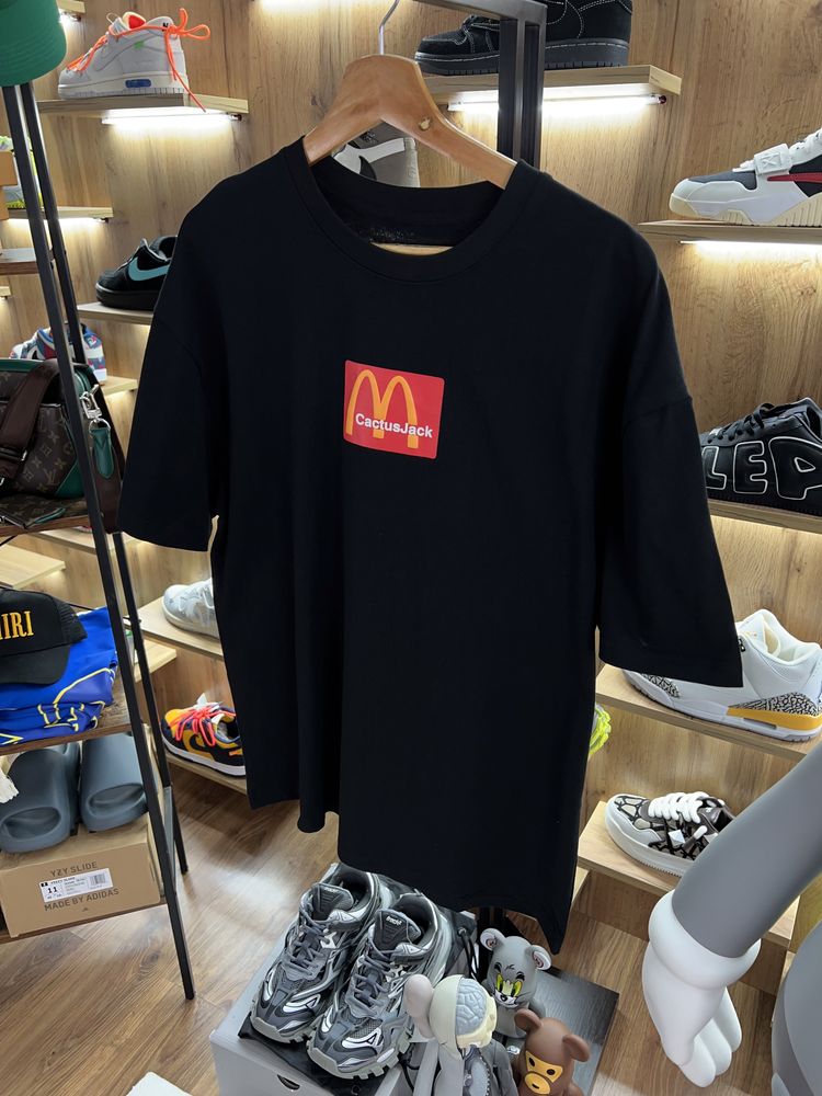 Футболка Travis Scott x McDonalds Cactus Jack Black