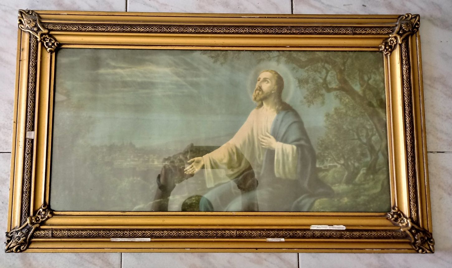 Quadro vintage imagem Jesus Cristo