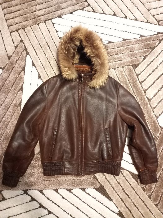 Чоловіча шкіряна куртка Jennie's 52 розмір