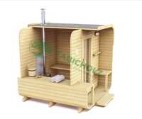 Cube Medium Open 2,4m sauna ogrodowa zewnętrzna