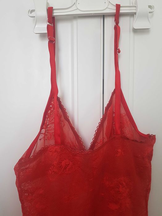 koronkowa bluzka na ramiączkach S