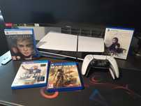 PlayStation 5 Konsola PS5 Slim Z Napędem optycznym Na płyty + Gratisy