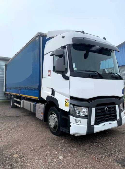 Renault T380, 9.20m c/plataforma retratil, 2017