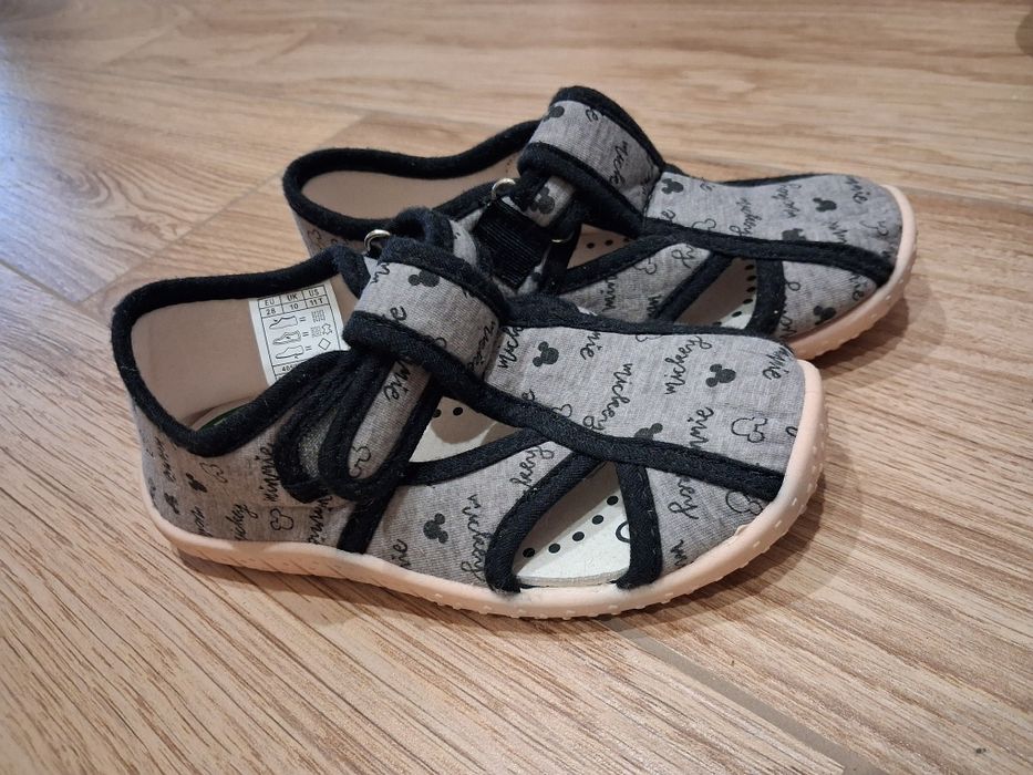Mickey Mouse kapcie do przedszkola elastyczne 28