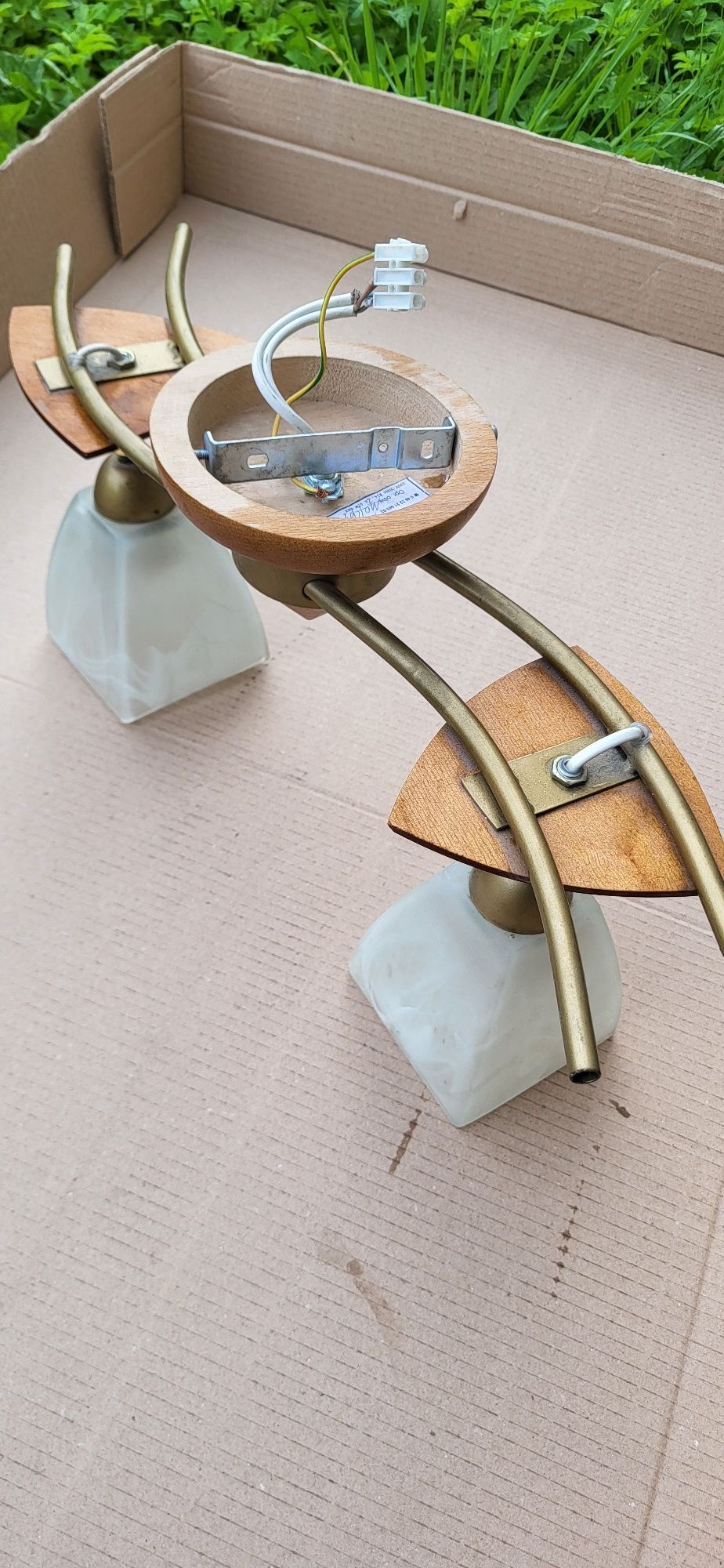 Lampa sufitowa klosze szklane