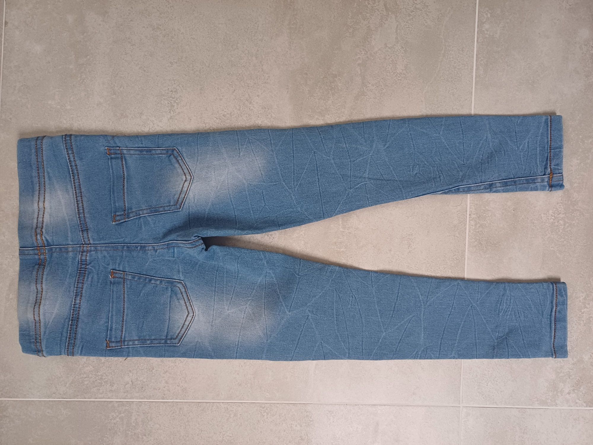 Nowe spodnie jegginsy jeansy legginsy 122