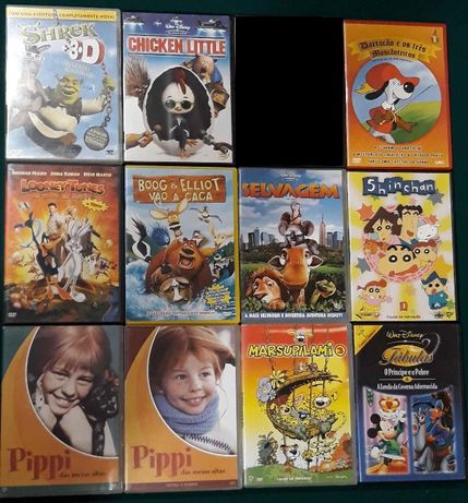 22 DVD infantil-juvenis. - Vários (originais)