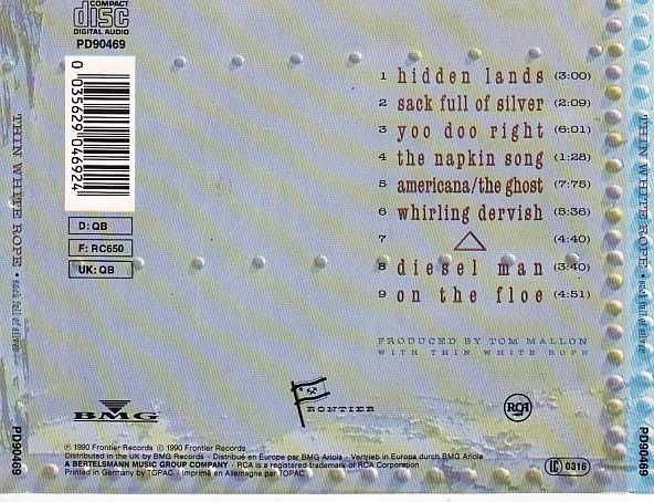 THIN WHITE ROPE cd Sack Full Of Silver      super indie