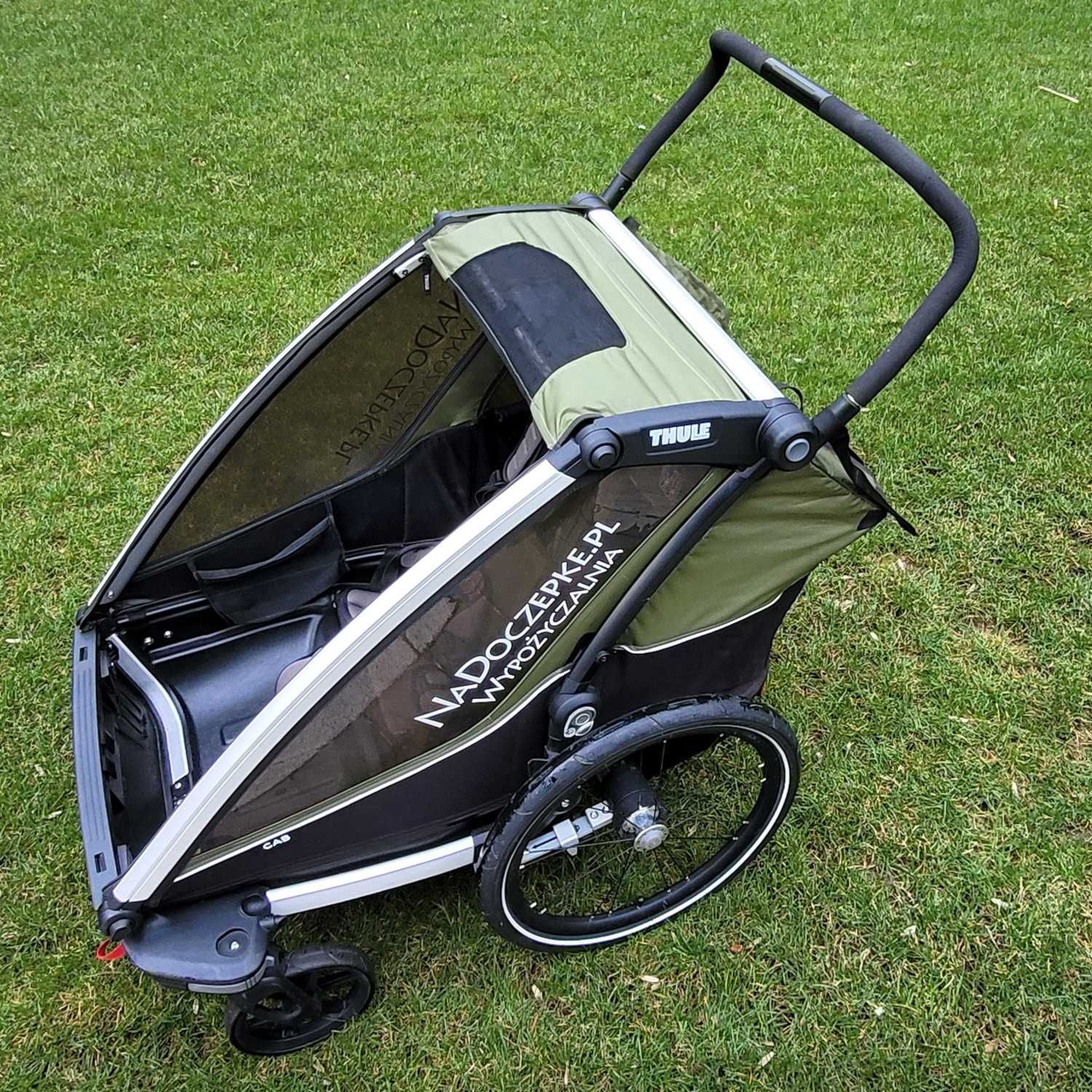Przyczepka rowerowa Thule Sport 1 2 Cross Lite Cab wynajem wysyłkowo