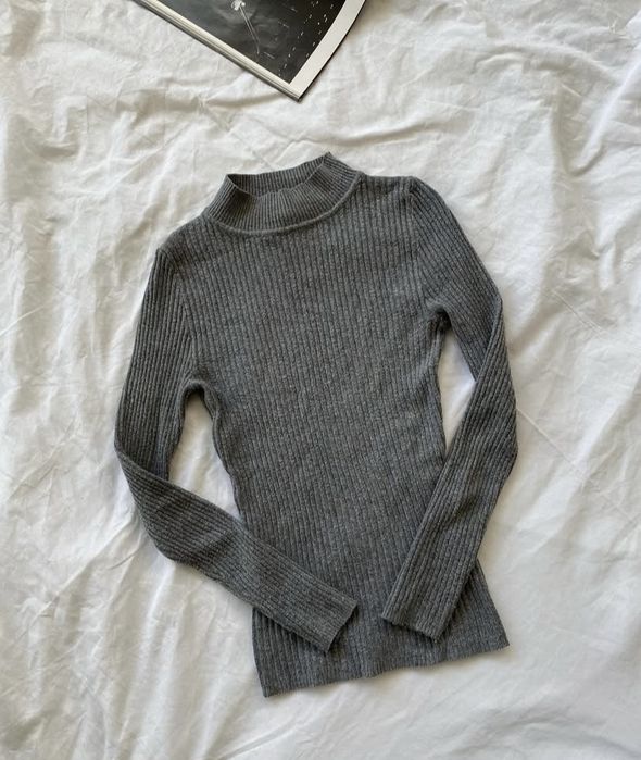 Гольф серый женский