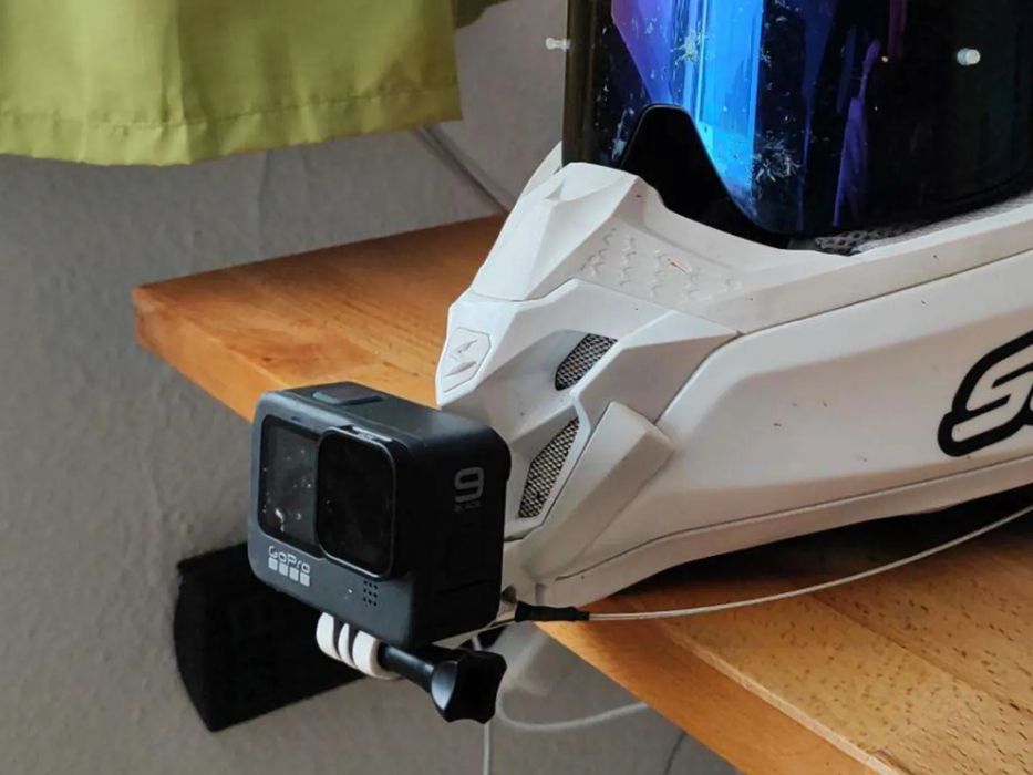 Suporte Queixo Scorpion Exo VX16 Air para GoPro
