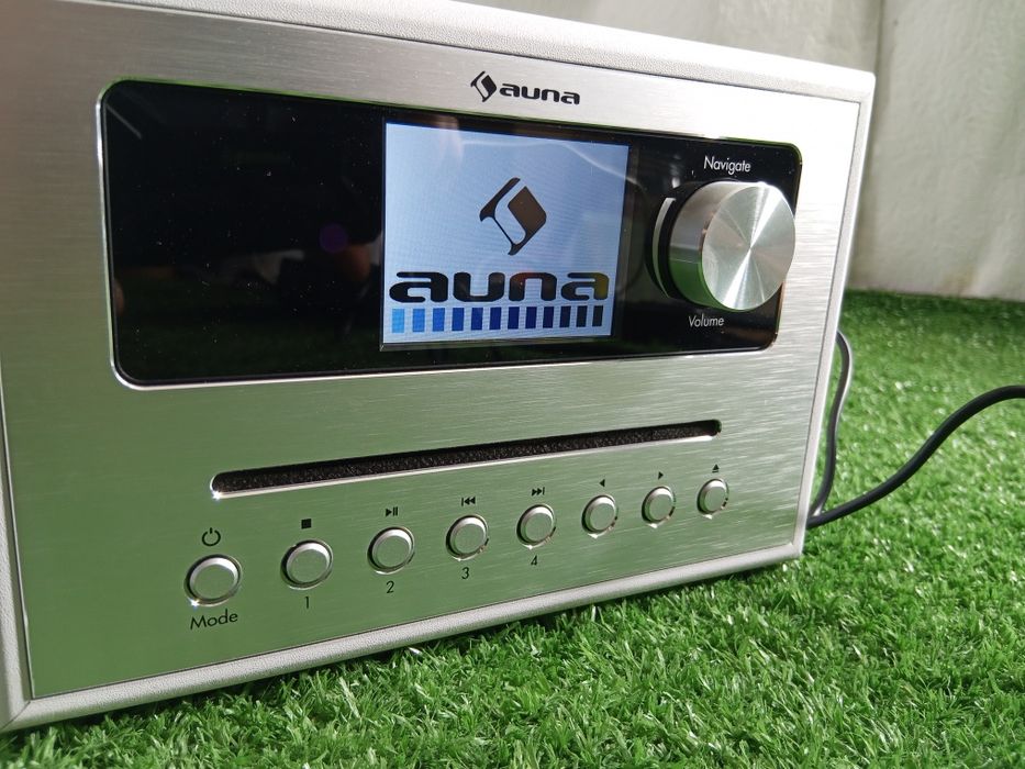 AUNA Silver Star CD Cube, radio internetowe , Bluetooth, wyświetlacz H