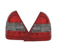 FAROLINS TRASEIROS PARA MERCEDES C W202 93-00 VERMELHO PRETO