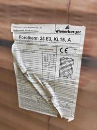 Pustak ceramiczny Porotherm 25 p+w