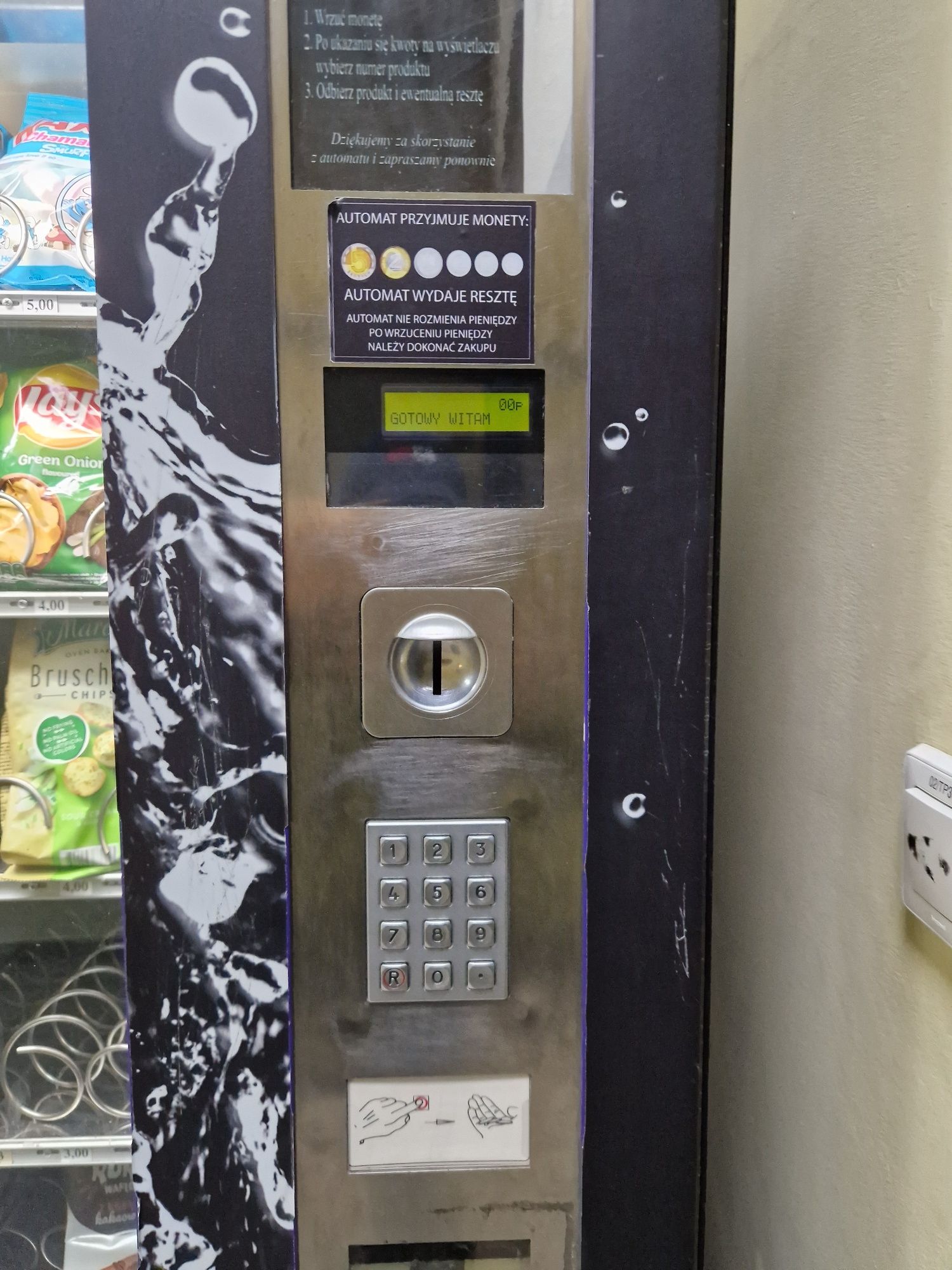 Automat vendingowy / samoobsługowy
