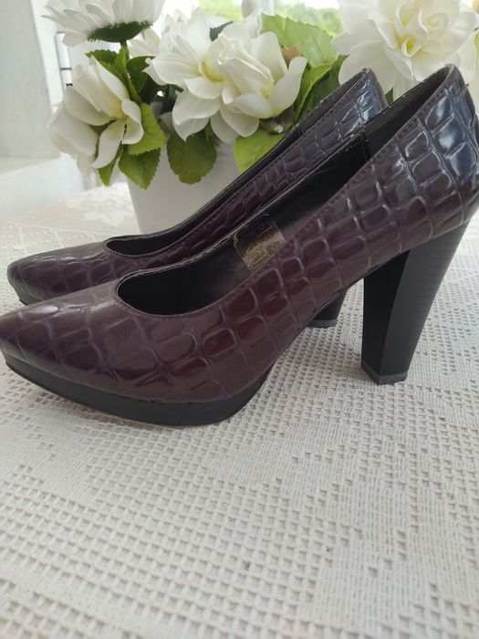 Sapatos pele de cobra, elegantes - Seaside - Tamanho 37