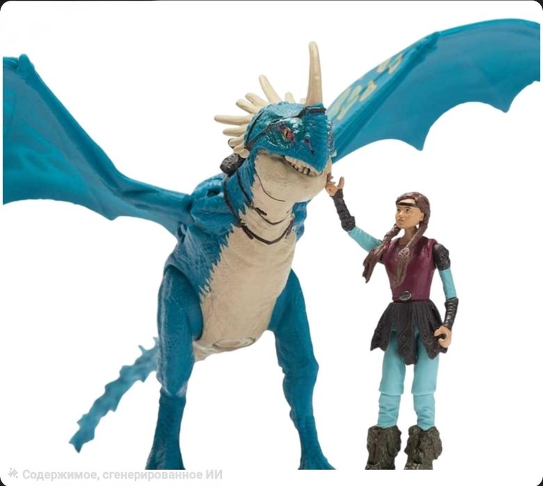 Набір фігурок Dragons Як приборкати дракона Громгільда та Астрід