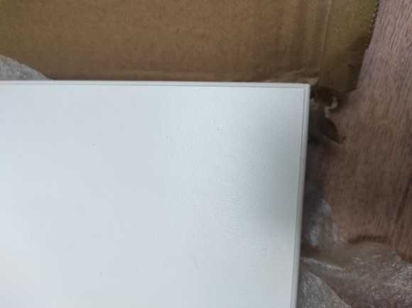 Blat laminowany biały 160 x 80 cm do biurka, stołu, stolika