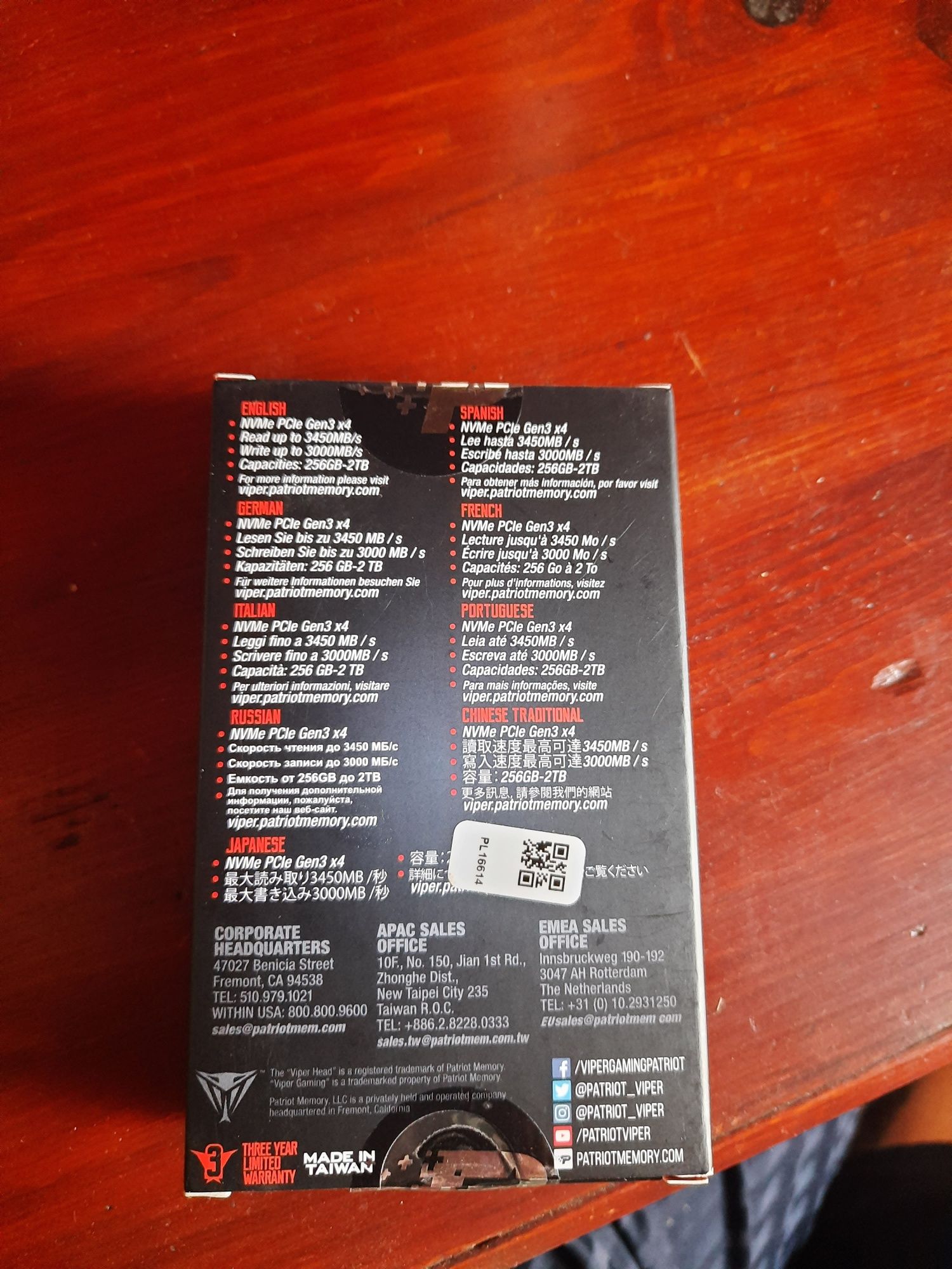 Dysk ssd viper patriot vpn100 2Tb