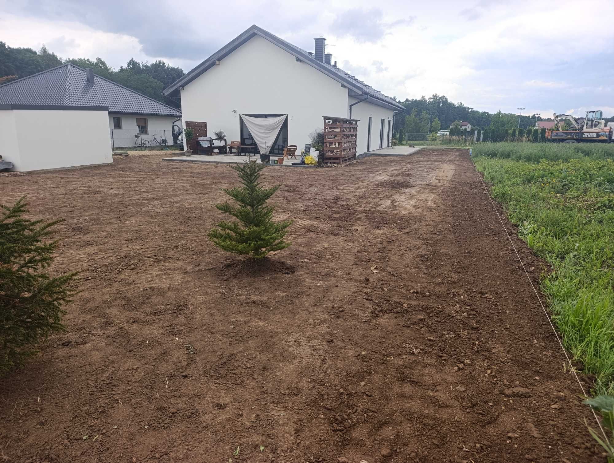 Usługi MINIKOPARKA 3,6T, Utwardzenie Terenu, Układanie kostki brukowej